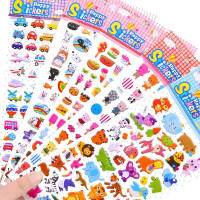 儿童韩版可爱卡通贴画幼儿园男女孩泡泡贴3D立体小红花奖励贴纸手账日记装饰粘贴玩