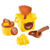 儿童沙滩玩具套装大号 宝宝洗澡夏日戏水玩具 玩沙子挖沙漏铲子工具春节新年礼物