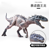 儿童过家家大号恐龙模型侏罗纪恐龙模型优质橡胶霸王龙暴虐龙迅猛龙模型男孩玩具仿真过家家实心动物玩具