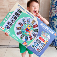 儿童合金小汽车类玩具套装仿真迷你合金弹射小汽车可携带室外套装男孩仿真迷你回力惯性小车宝宝模型小孩