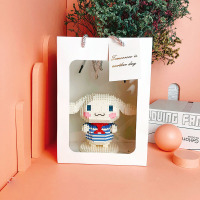 库洛米玉桂狗美乐蒂微小颗粒积木玩具手工立体拼装模型创意潮流桌面送女朋友生日节日礼物