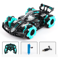 儿童2.4G遥控车儿童玩具喷雾汽车RC高速越野四驱漂移特技赛车灯光喷雾玩具车