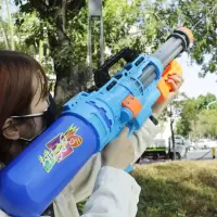 儿童玩具水枪戏水玩具抽拉式喷射高压水枪沙滩玩具呲水枪洗澡玩具男孩女孩六一礼物