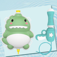 儿童水枪玩具背包水枪戏水玩具男孩女孩呲水枪 抽拉式夏天户外沙滩戏水 双肩背水壶喷射漂流水枪