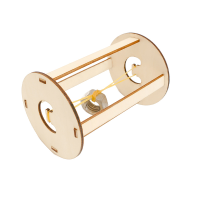 diy儿童手工科技小制作会回家的胡克滚轮小学生物理力学惯性弹力steam科学实验玩具生日礼物