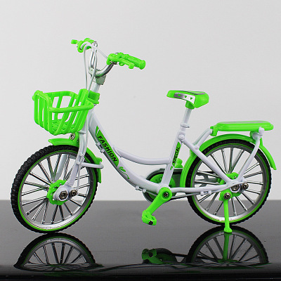 创意合金模型仿真自行车摆件迷你单车玩具速降山地车模型