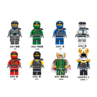 幻影忍者人仔积木劳埃德杰寇凯赞尼雅晴美公主武士X玩具