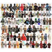 星球大战人仔黑武士坦克兵暴风白兵卢克欧比旺齐鲁特积木玩具