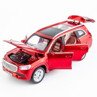 宝思仑1\/32迈巴赫GLS600合金汽车模型回力玩具越野68083盒装