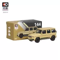 拓意XCARTOYS 合金模型玩具车1/64越野车小汽车G63 漠黄144号