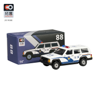 拓意XCARTOYS 汽车模型玩具 北京吉普切诺基 警车 88号