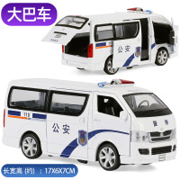 1\/32风田海狮j警车款救护合金面包车回力玩具盒装68047