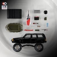 拓意出品 1:64 jeep Cherokee 切诺基克莱斯勒汽车模型玩具车 避震越野车玩具