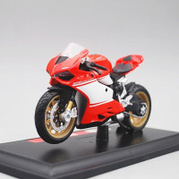 美驰图1:18杜卡迪系列摩托车模型 杜卡迪仿真合金模型玩具摆件收藏 1199 V4S 大魔鬼