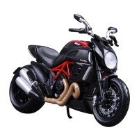 美驰图2013年款1:12 Daivel杜卡迪大魔鬼 1200s仿真合金摩托车模型静态模型玩具摆件