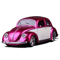 美驰图1:18大众甲壳虫改装版老爷车 1951款 合金汽车模型仿真玩具礼品收藏 静态摆件
