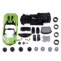 美驰图1:24 兰博基尼LP700-4 敞篷DIY仿真组装拼装版合金汽车模型静态车模玩具摆件礼品收藏