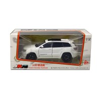 JKM合金玩具汽车模型1:32吉普大切诺基赛道鹰SUV声光六开门转向