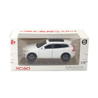 JKM玩具合金模型1:32沃尔沃XC60轿车汽车声光回力开门盒装