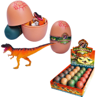 侏罗纪儿童恐龙蛋玩具立体大号拼装拼插动物模型