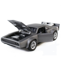 合金车模道奇战马肌肉跑车回力小汽车模型儿童礼物玩具车