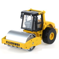 合金工程车模型儿童玩具压路车原厂车模儿童玩具