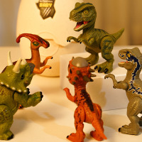 恐龙蛋玩具霸王龙孵化蛋儿童玩具男孩生日礼物仿真动物套装