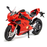 仿真1/12杜卡迪V4S合金摩托车摆件金属玩具模型