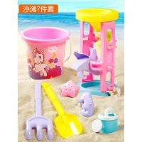 儿童沙滩玩具套装桶沙漏女孩宝宝大号挖沙铲子玩沙子决明子工具