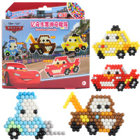 儿童手工制作神奇水雾魔珠迪士尼公主串珠套装DIY拼豆玩具男孩女孩生日礼物