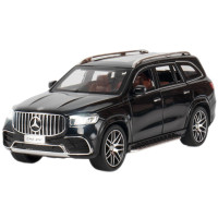 奔驰GLS合金车模1/24越野汽车模型儿童男孩礼物小汽车玩具车