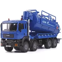 金属仿真1:50废水回收运输车工程车合金车玩具车汽车模型