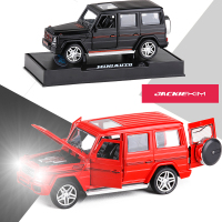 平治1:32 G65越野车底座开门声光回力金属合金车模汽车模型玩具车
