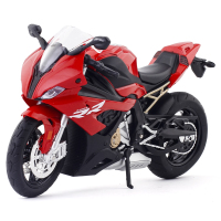 仿真1:12摩托车模型玩具声光男生礼物收藏摆件S1000生日礼物