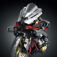 兼容川崎黑武士摩托车机车系列高难度拼装玩具积木男孩子礼物