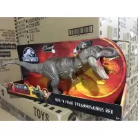 2020新款美泰世界2竞技霸王龙玩具可动恐龙模型男孩GCT91