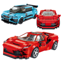兼容方程式超级赛车系列男孩拼装跑车益智力儿童玩具汽车模型