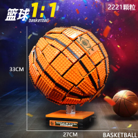 NBA球星科比中国积木 中国篮球模型男孩乔丹球迷成年益智拼装