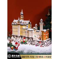 女生系列天鹅湖城堡积木高难度巨大型10000粒拼装玩具女孩子