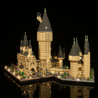 哈利波特霍格沃茨城堡中国积木微颗粒拼装积木大人高难度立体