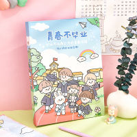 同学录小学生六年级韩版ins风可爱少女心女孩毕业纪念册高档卡通活页本式精致创意初中高中简约小清新留言册