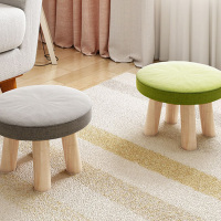 小凳子实木圆矮凳可爱家用儿童沙发凳宝宝椅子时尚卡通创意小板凳