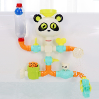 洗澡玩具幼儿园玩水管道戏水管道拼接墙面戏水玩具透创意组合套装