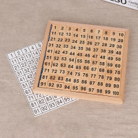 蒙氏早教教具 1-100数数字连续板幼儿童玩具数学蒙台蒙特梭利