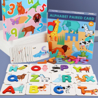 宝宝幼儿早教认字拼图汉字识字认知卡片3-4到6岁儿童进阶益智玩具