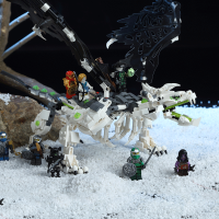 兼容幻影忍者2022年骷髅巫师的飞龙系列十周年拼装积木男孩子