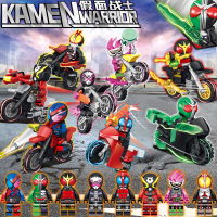 新品假面骑士人仔摩托模型蒙面超人2021男孩礼物益智拼装积木