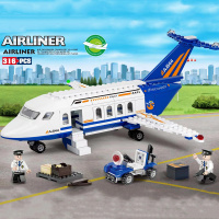 模型系列礼物城市儿童拼装飞机拼图女孩益智拼装中国积木男孩玩具