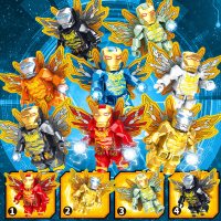 钢铁侠盔甲人仔拼装积木盲袋复仇联盟模型手办儿童益智男孩子玩具