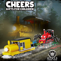 游戏周边查尔斯小火车蜘蛛列车主角moc手办模型拼装积木6-8岁玩具